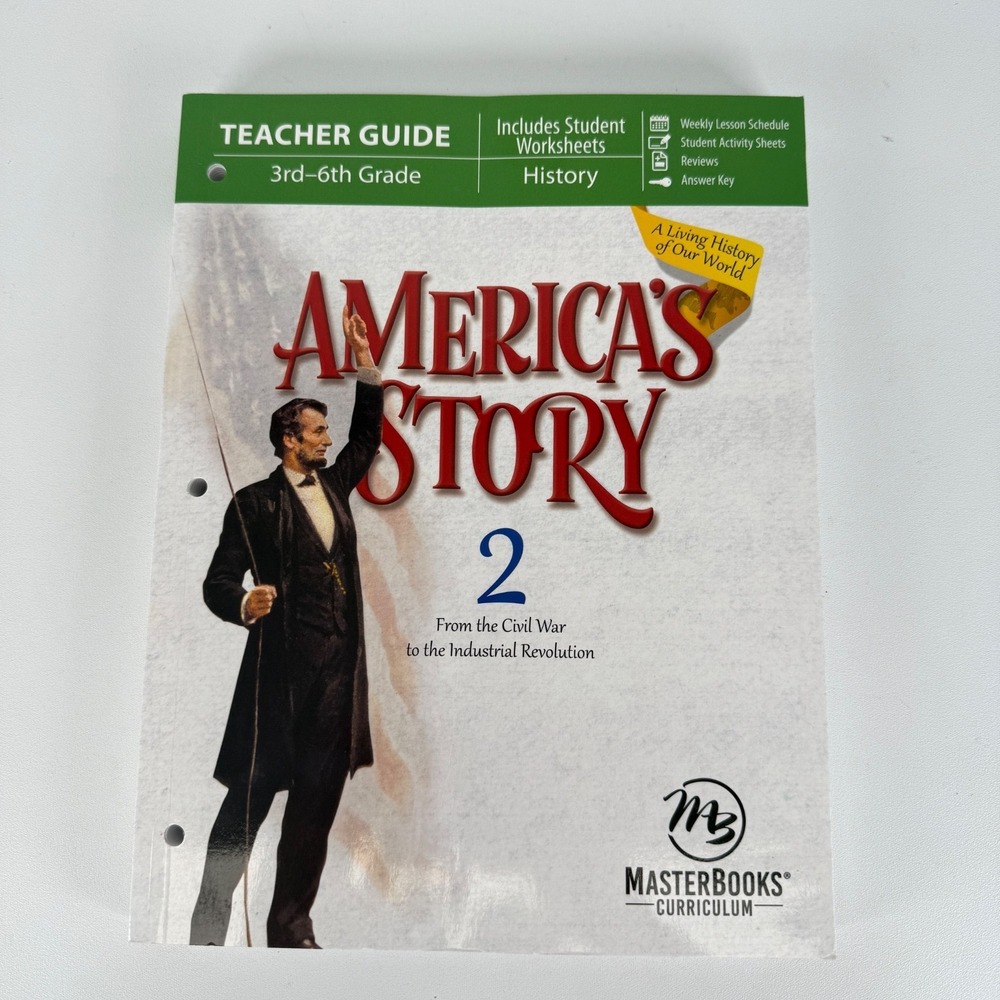 Master Books America's Story 2 (Teacher Guide) by Angela O'Dell Like New‎